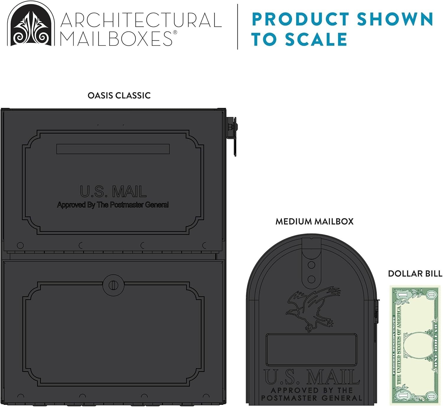 Durable Post Mount Mailbox with Enhanced Security and Oversized Storage