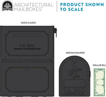 Load image into Gallery viewer, Durable Post Mount Mailbox with Enhanced Security and Oversized Storage