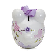 Load image into Gallery viewer, Colorful 1-Pound Paper Bird Ceramic Bank - A Safe Savings Solution for Girls