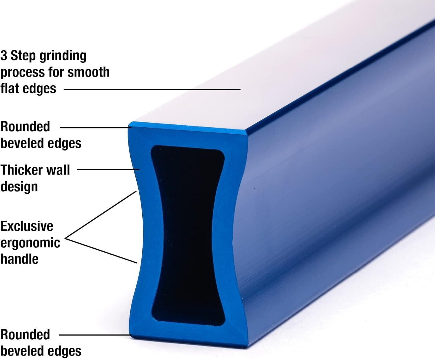 Thicker Wall Fret Leveler 17.6" - Professional Tool for Guitar Maintenance