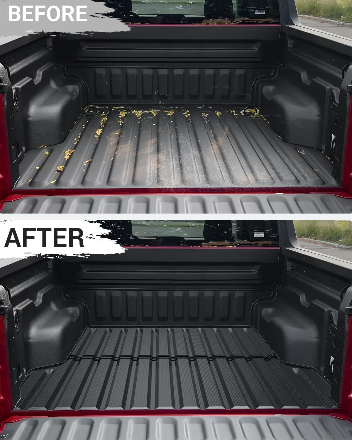 Custom Fit TPE Bed Mat for 2022-2025 Trucks with Raised Edges for Protection