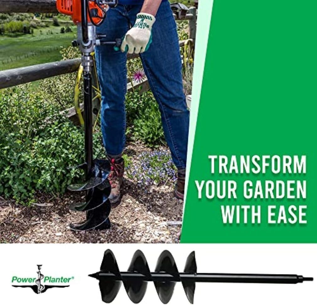 Efficient 7" x 28" Auger Drill Extension for Digging – Ideal for Plants & Posts