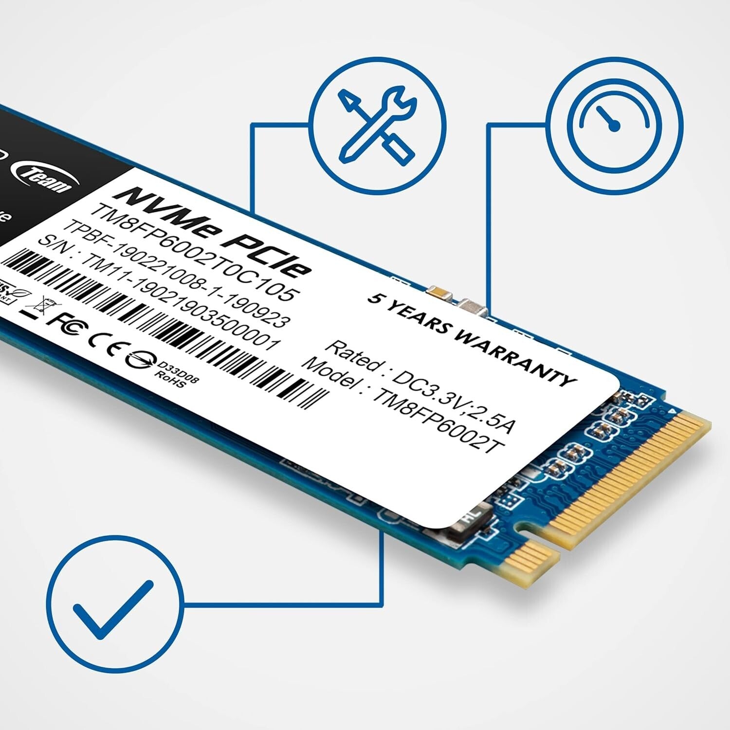 Portable 2TB NVMe M.2 SSD - Lightning Fast 1,800 MB/s for Creative Professionals