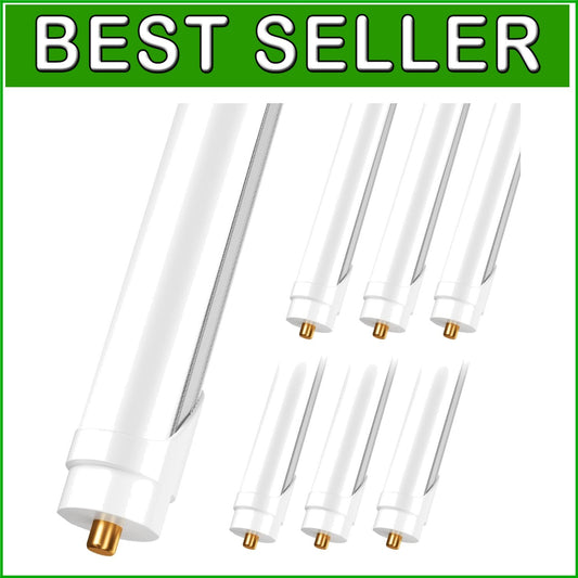 72W Dual Row 8FT LED Bulbs - 5000K Daylight, Easy Installation, Long Lifespan