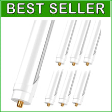 Load image into Gallery viewer, 72W Dual Row 8FT LED Bulbs - 5000K Daylight, Easy Installation, Long Lifespan