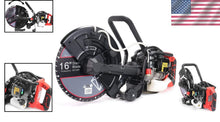 Load image into Gallery viewer, Compact 16" Concrete Cutter - 52cc Engine &amp; Integrated Water Feed Feature