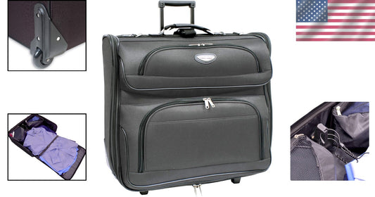 Amsterdam Business Rolling Garment Bag - Expandable & Stylish Travel Solution