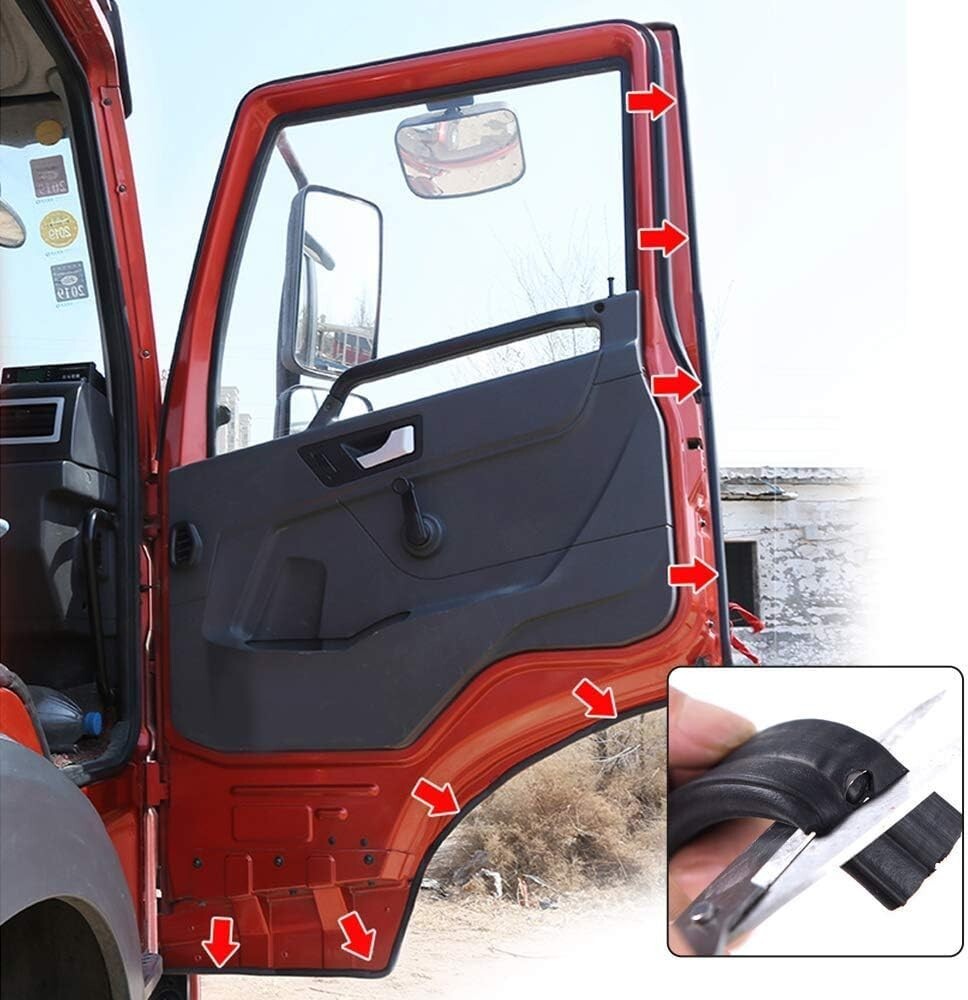 Durable 50Ft Rubber Weather Stripping for Cars, Boats & RVs - Easy Installation