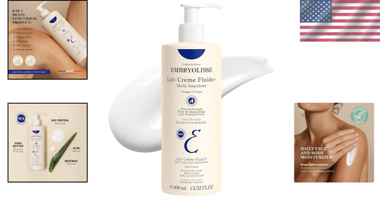 Ultra-Lightweight Face & Body Moisturizer - Perfect for Daily Use - 13.52oz