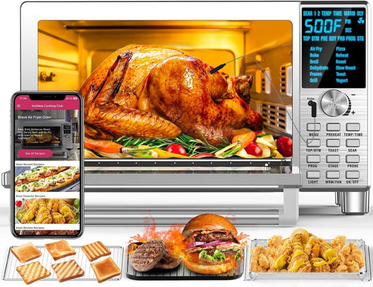 Innovative Bravo XL Air Fryer Toaster Oven: Fast Cooking, Less Oil & Smart Tech