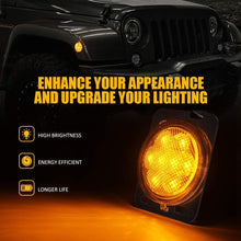Load image into Gallery viewer, LED Light Upgrade for 2007-2018 Jeep Wrangler JK - Waterproof &amp; Easy Install