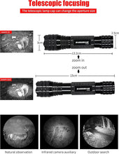 Load image into Gallery viewer, Adjustable Focus Infrared 850nm Flashlight - Perfect for Hunting and Observation