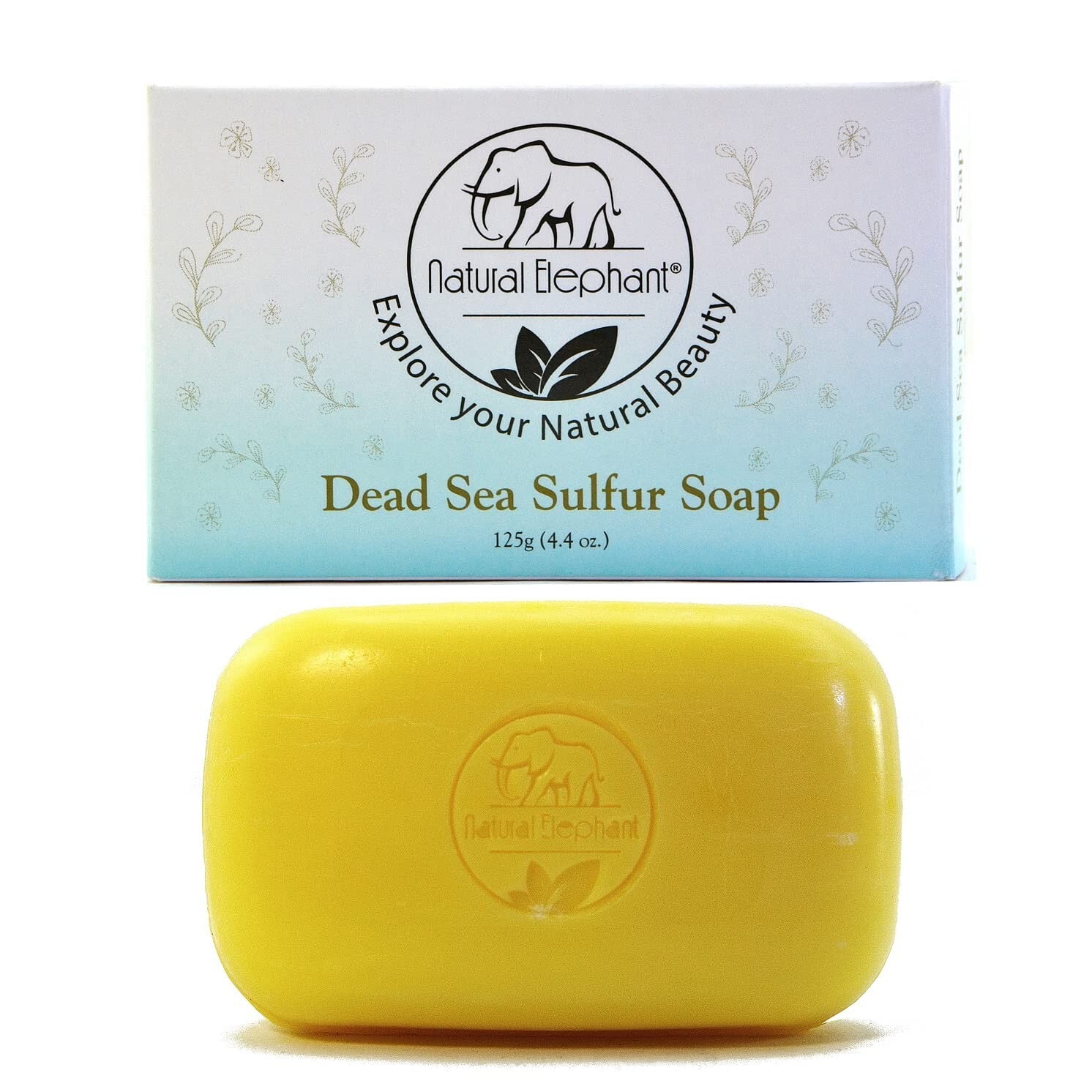 Nourishing Dead Sea Sulfur Soap - 4.4 oz Bars, Multi-Action Cleanser Pack of 10