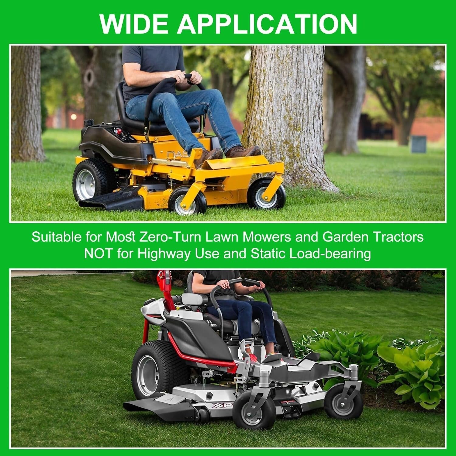 Maintenance-Free 11" Lawn Mower Tires with Smooth Tread for Ultimate Lawn Care