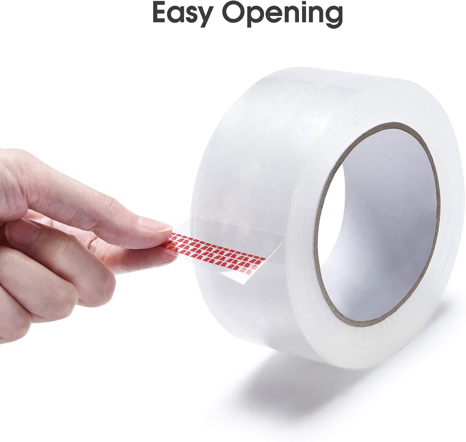 Durable 2 Inch Clear Packing Tape - 36 Rolls, 110 Yards Each for Industrial Use