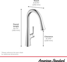 Load image into Gallery viewer, Versatile Kitchen Faucet in Matte Black with Dual Function Pull-Down Sprayer