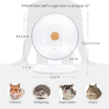 Load image into Gallery viewer, Extra Large Quiet Hamster Exercise Wheel with Adjustable Stand for Small Pets