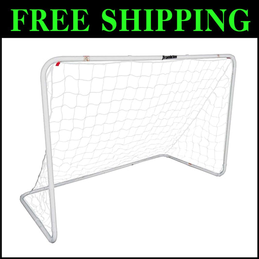 Competition Soccer Goal (6' x 4') - Unisex, Portable, with Weather-Resistant Net