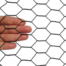 Load image into Gallery viewer, Versatile 12" x 150' Black Chicken Wire with Sturdy Hexagonal Mesh for Fencing