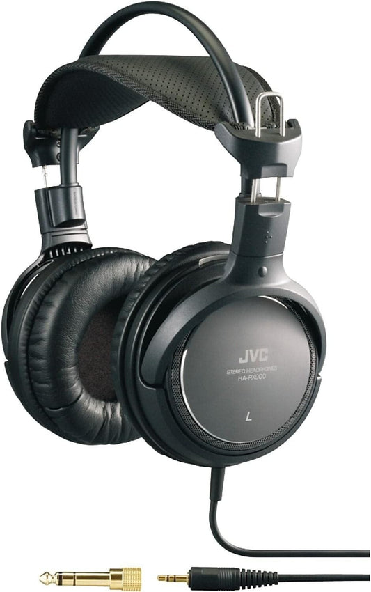 Premium Full-Size Black Headphones with Active Noise Cancellation & Deep Bass