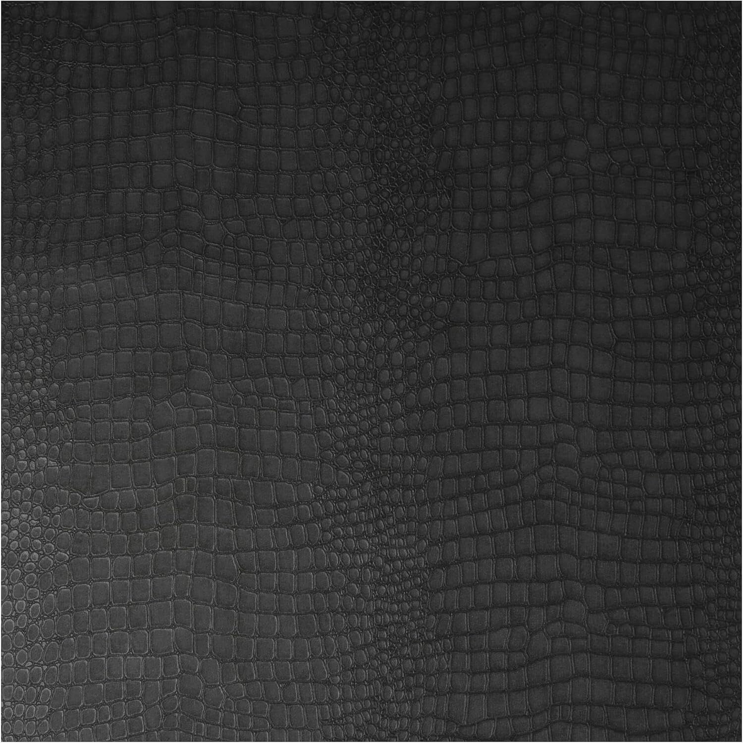 Charcoal Black Paste-the-Wall Wallpaper - Elegant Animal Pattern, Easy to Remove