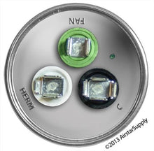 Load image into Gallery viewer, Goodman 70 + 5 uf Round Dual Universal Capacitor, 370/440 VAC - Made in U.S.A.