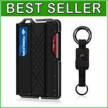 Load image into Gallery viewer, Minimalist RFID-Blocking Wallet for Men - Leather Bifold with Easy Card Access