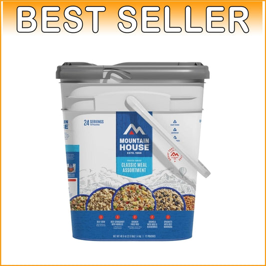 Delicious Freeze-Dried 12-Pouch Meal Assortment - Perfect for Outdoor Adventures