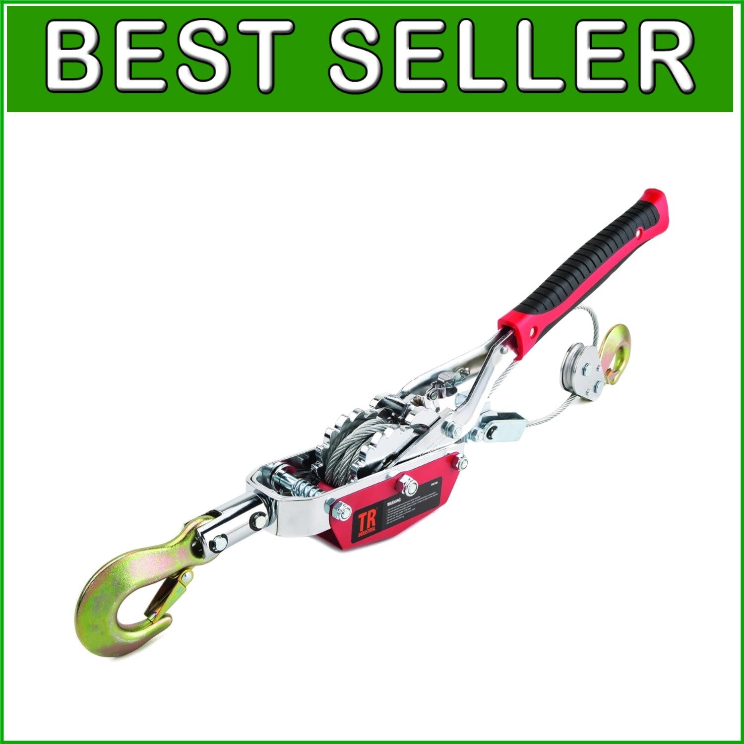 Alloy Steel Portable 4-Ton Puller - Dual Gear System for Ultimate Efficiency