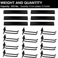 Load image into Gallery viewer, Durable Wall Mount Garden Tool Rack with Adjustable Hooks &amp; Heavy Load Capacity