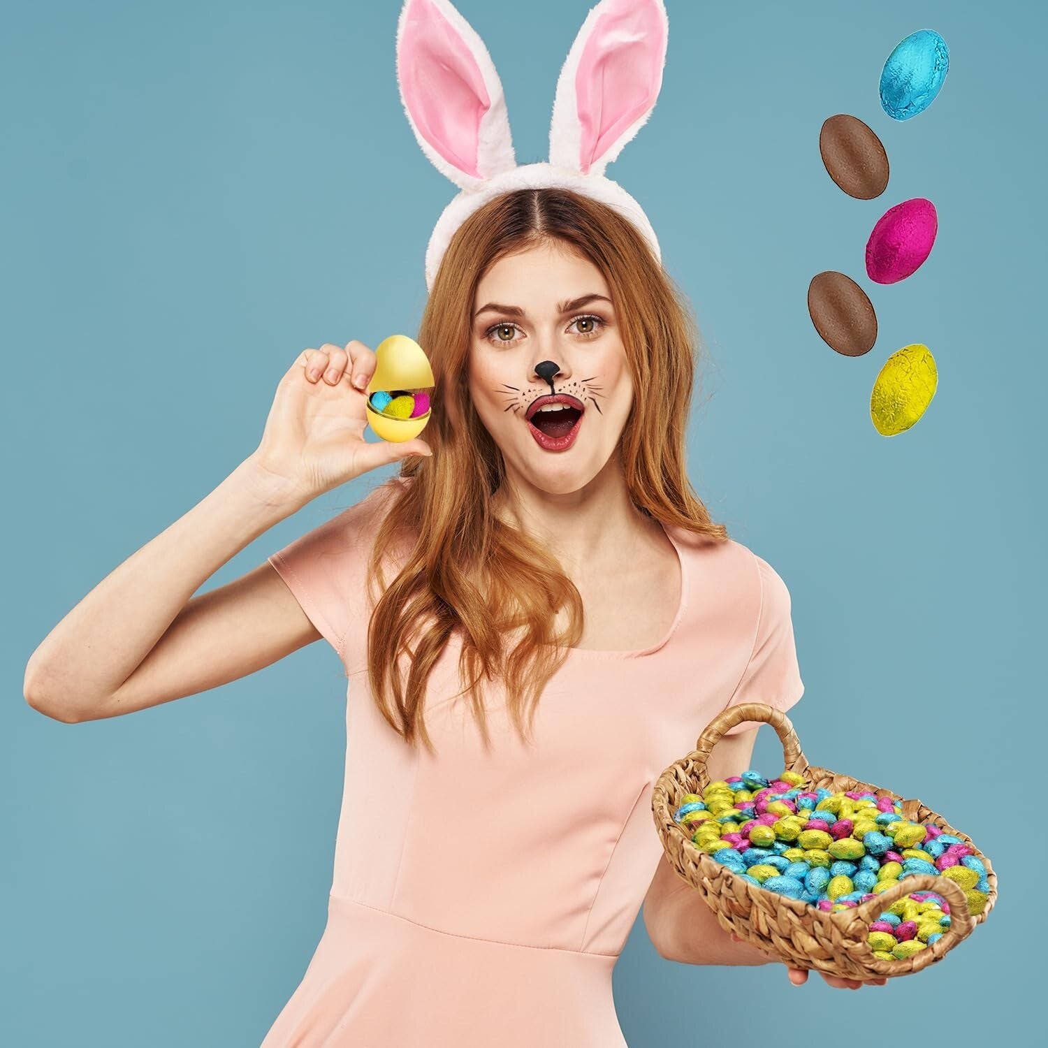 Kosher Certified Milk Chocolate Eggs - 450 Count for Easter Celebrations