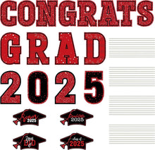 Load image into Gallery viewer, Premium Large Congrats Grad Yard Stakes - 20 PCS Graduation Celebration Kit