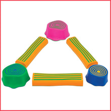 Load image into Gallery viewer, Step-a-Trail: Fun 6-Piece Kids Obstacle Course for Sensory Play and Coordination