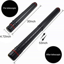 Load image into Gallery viewer, XL Set of 2 Telescoping Poster Tubes - Waterproof and Lightweight Black Design