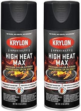 Load image into Gallery viewer, High Heat Max Gloss Black Spray Paint - 12oz Pack of 2 for Extreme Temperatures