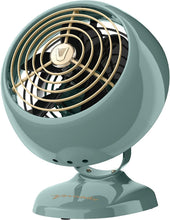 Load image into Gallery viewer, Stylish VFAN Mini Retro Fan - 2-Speed Metal Air Circulator with Adjustable Tilt