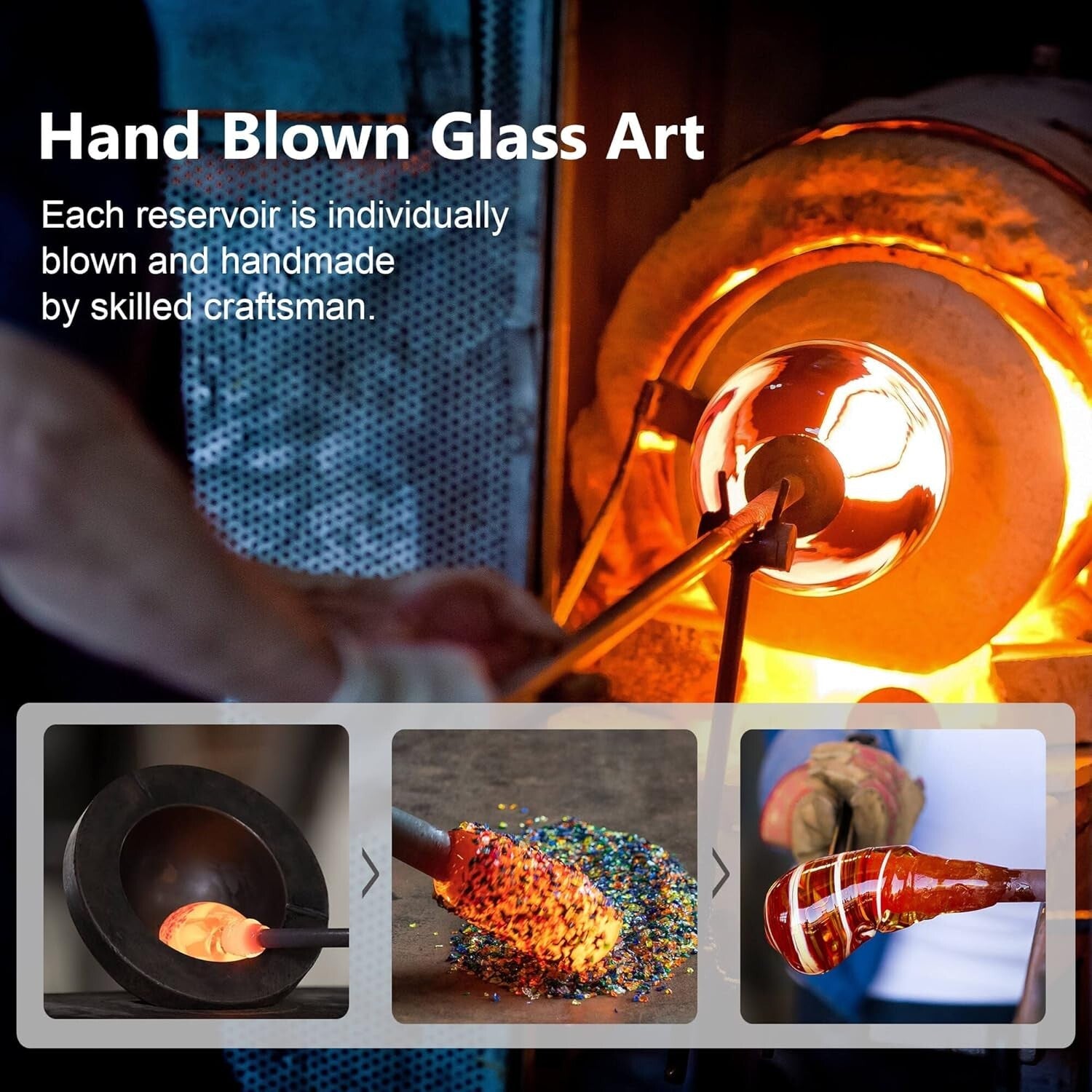 Elegant Hanging Solar Hummingbird Feeder - Durable Glass & Metal Design, 32 oz