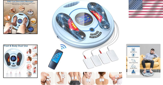 FDA Cleared Foot and Body Massager – Dual System for Pain Relief and Circulation