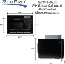 Load image into Gallery viewer, Energy-Efficient RV Microwave - 900W, Digital Control &amp; Turntable Functionality