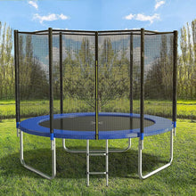 Load image into Gallery viewer, 8FT Heavy-Duty Outdoor Trampoline with Ladder, Enclosure, and Spring Cover