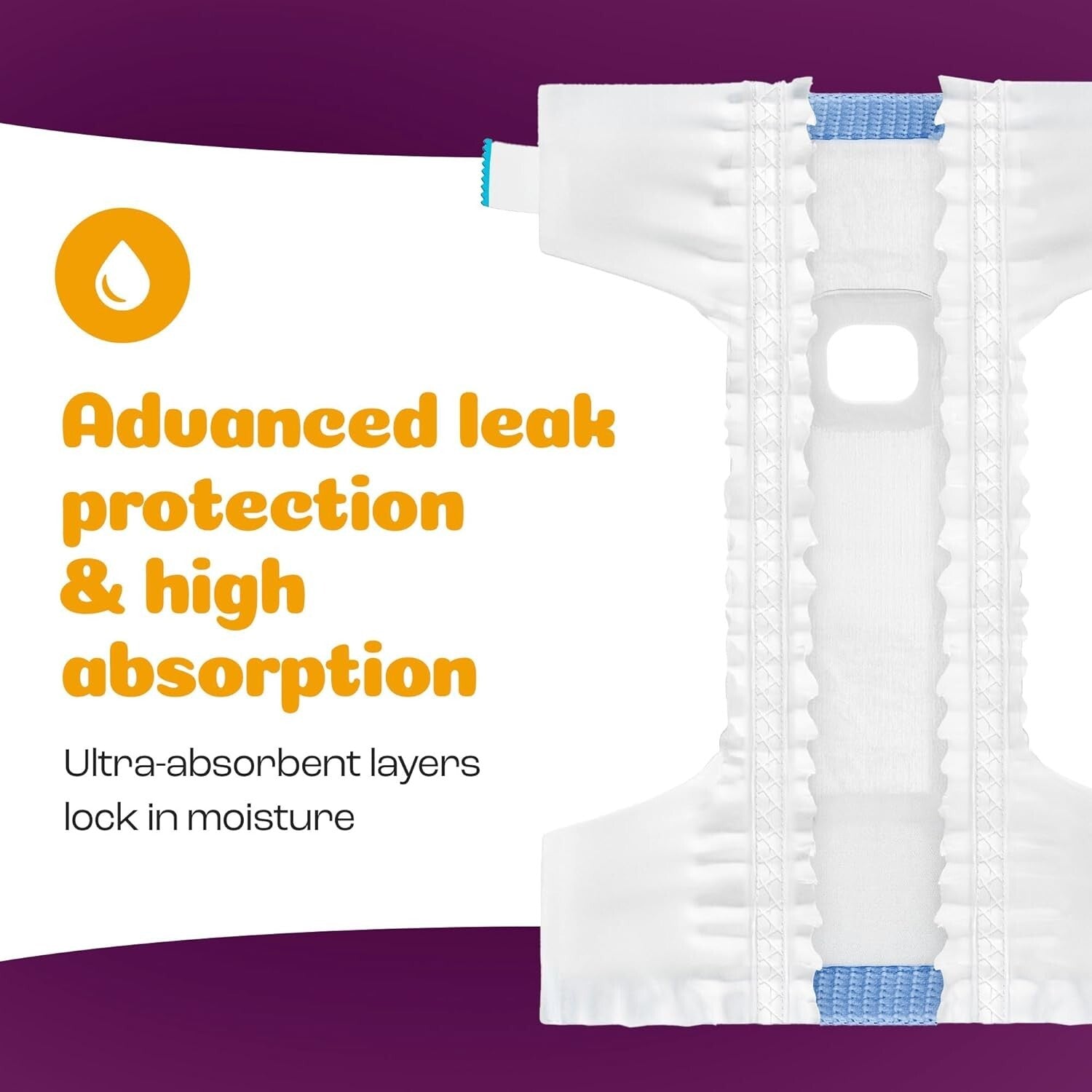 Leakproof X-Large Doggie Diapers for Female Dogs | 28 Count Heat & Incontinence