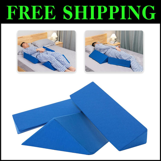 Adjustable Wedge Pillow Set: Perfect for Side Sleeping, Pregnancy, & Medical Use