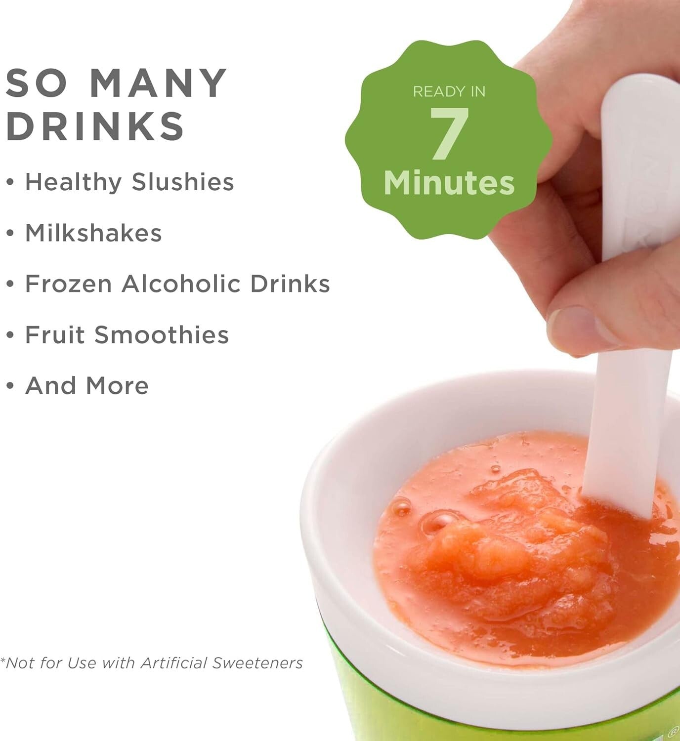 Effortless 7-Minute Slush Maker – 3-Pack Slushy Cups for Instant Treats