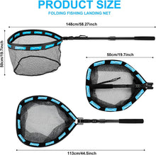 Load image into Gallery viewer, Lightweight Floating Fishing Net with Telescopic Handle for Easy Catch &amp; Release