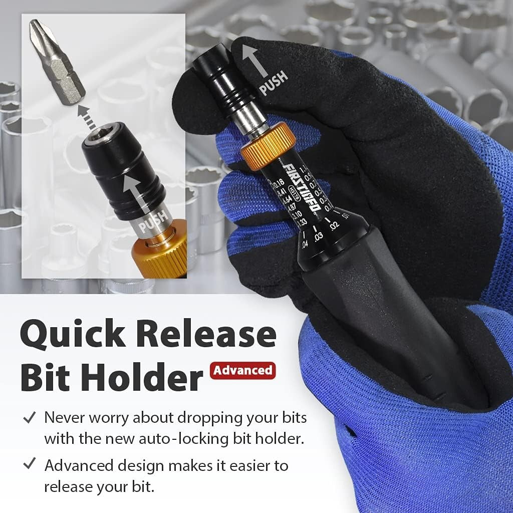 Durable Automatic Torque Limiting Screwdriver - Precision Tool with Dual Scale
