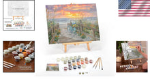 Load image into Gallery viewer, Complete Paint by Numbers Kit for Adults - Elegant Morning Ride Canvas Art
