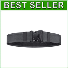 Load image into Gallery viewer, Ballistic Weave Black Nylon Duty Belt - Premium Construction for Law Enforcement