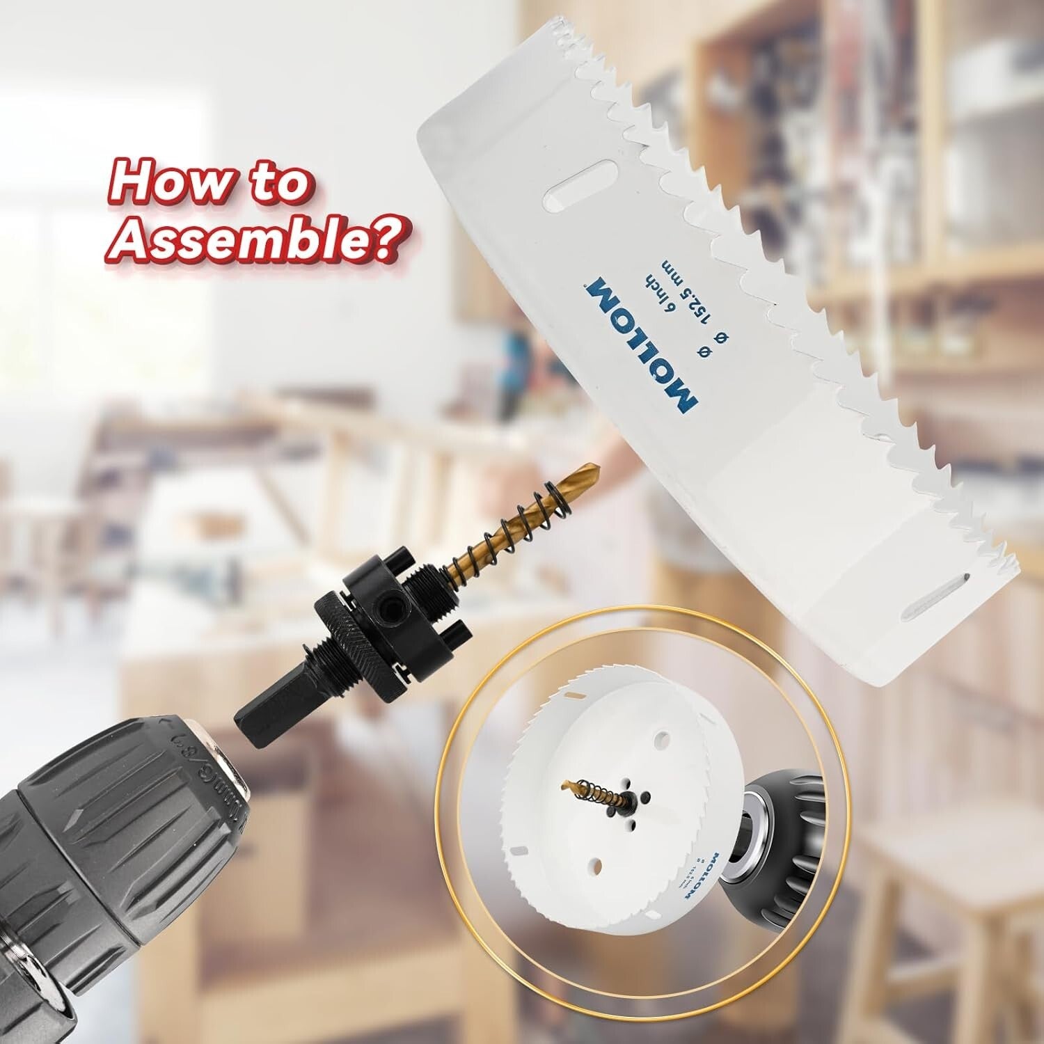 Durable 260.5mm HSS M42 Hole Saw - Effortless Cutting for Professionals & DIY