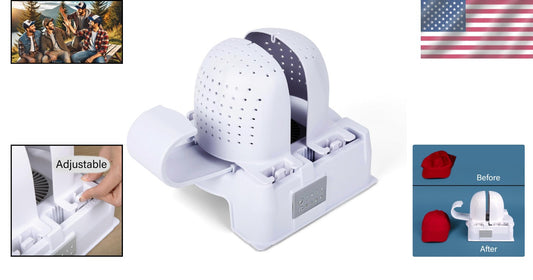 Adjustable Hat Shaper with Fan Drying - Preserve Your Hats' Original Shape