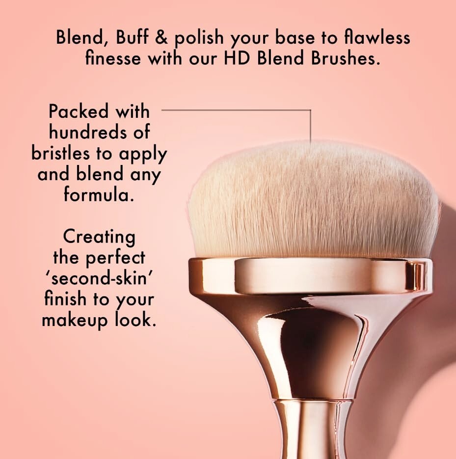 Stylish Luxury Makeup Brush Designed for Effortless Application - Gold Finish